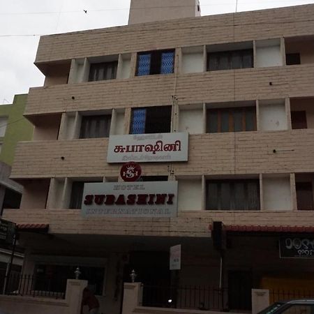 Hotel Subashini International Chennai Dış mekan fotoğraf
