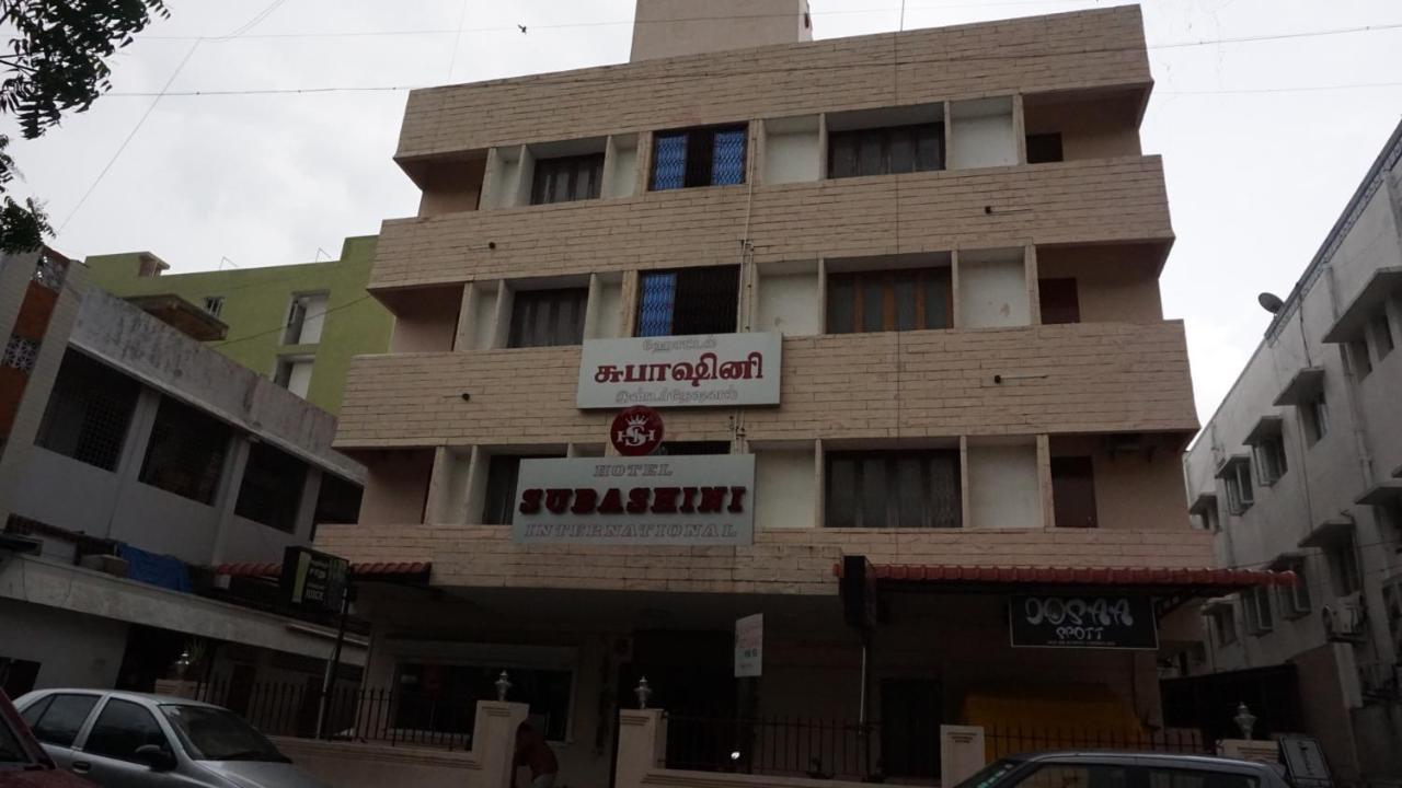 Hotel Subashini International Chennai Dış mekan fotoğraf